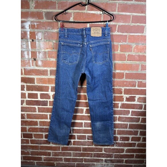 Vintage Levi's 40509 USA Made Denim Orange Tag Faded Jeans W31 L32, Real 31x31 - Picture 1 of 7